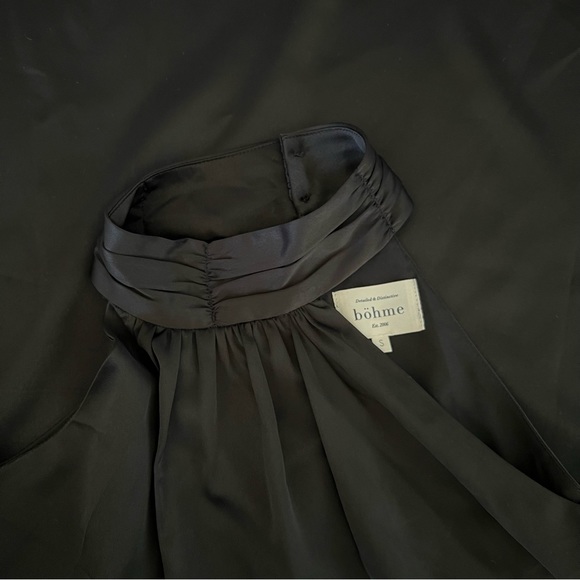 NWOT Bohme black feather dress SMALL - Picture 4 of 5